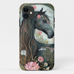 Funda Para iPhone 11 Hermoso caballo blanco fantastico