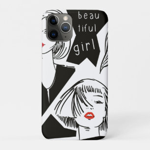 Funda Para iPhone 11 Pro hermoso chica