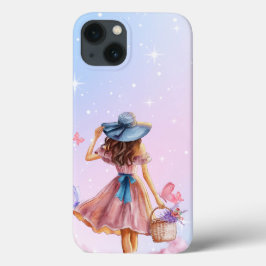 Funda Para iPhone 13 Hermoso Chica