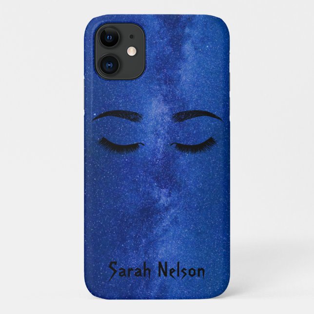 Funda De Case-Mate Para iPhone Hermoso cielo azul oscuro (Reverso)