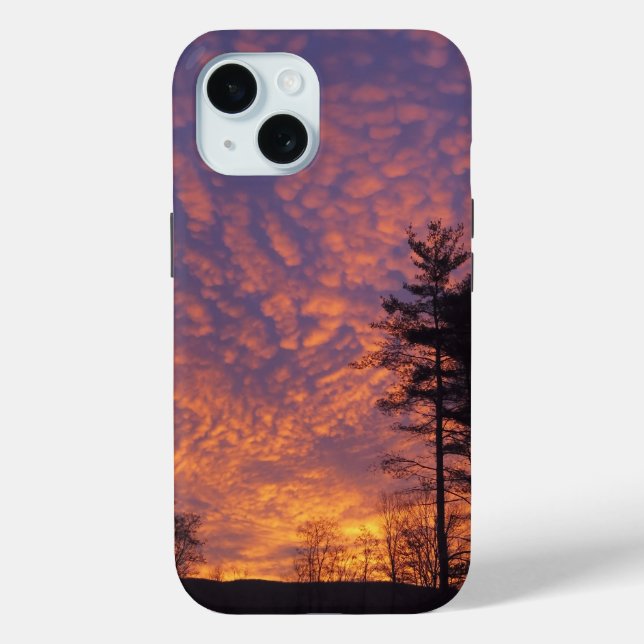 Funda De Case-Mate Para iPhone Hermoso cielo de Sunrise (Reverso )