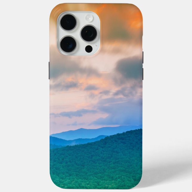 Funda De Case-Mate Para iPhone Hermoso cielo, nubes rojas (Reverso )
