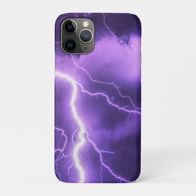 Funda De Case-Mate Para iPhone hermoso cielo, trueno (Reverso)
