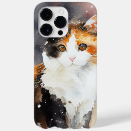 FUNDA PARA iPhone 14 PRO MAX DE Case-Mate HERMOSO COLOR DE AGUA CALICO CAT
