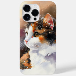 FUNDA PARA iPhone 14 PRO MAX DE Case-Mate HERMOSO COLOR DE AGUA CALICO CAT