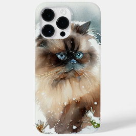 FUNDA PARA iPhone 14 PRO MAX DE Case-Mate HERMOSO COLOR DE AGUA LARGO PELO HIMALAYAN CAT