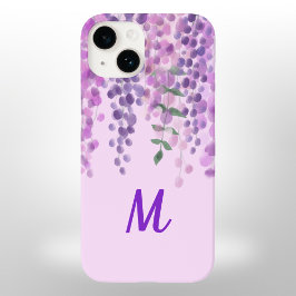 Funda Para iPhone 14 De Case-Mate Hermoso color de agua morado claro parece Wisteria