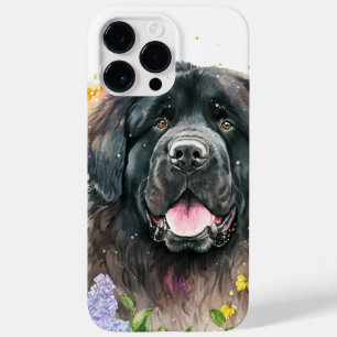 FUNDA PARA iPhone 14 PRO MAX DE Case-Mate HERMOSO COLOR DE AGUA NEGRO NEWFOUNDLAND DOG
