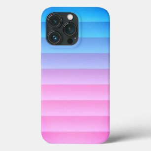 Funda Para iPhone 13 Pro Hermoso degradado de color pastel turquesa a rosa