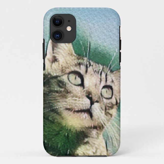Funda De Case-Mate Para iPhone Hermoso diseño de gato (Reverso)