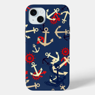 Funda Para iPhone 15 Mini Hermoso Estilo Marítimo Para Los Amantes Del Mar