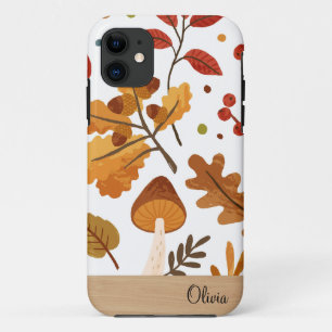 Funda Para iPhone 11 hermoso estuche de iphone con tema de otoño