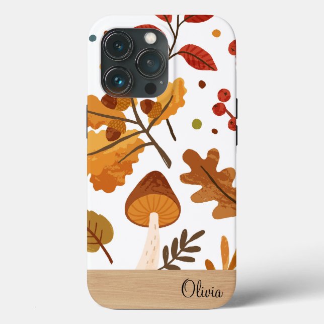 Funda De Case-Mate Para iPhone hermoso estuche de iphone con tema de otoño (Reverso )
