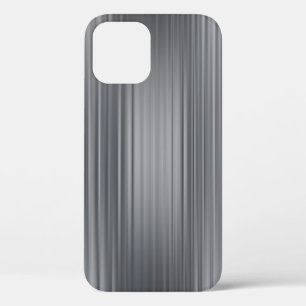 Funda Para iPhone 12 Hermoso fondo gris vertical abstracto con l