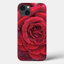 Funda Para iPhone 13 Hermoso funda de iphone rojo rosa 13