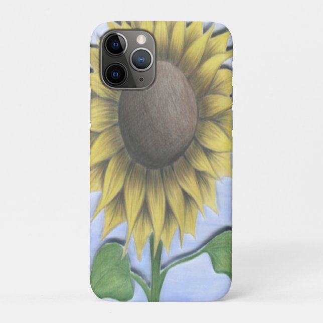 Funda De Case-Mate Para iPhone Hermoso girasol (Reverso)