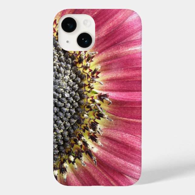 Funda De Case-Mate Para iPhone Hermoso girasol rosa (Reverso )