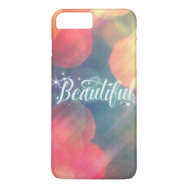 Funda De Case-Mate Para iPhone Hermoso guión (Reverso)