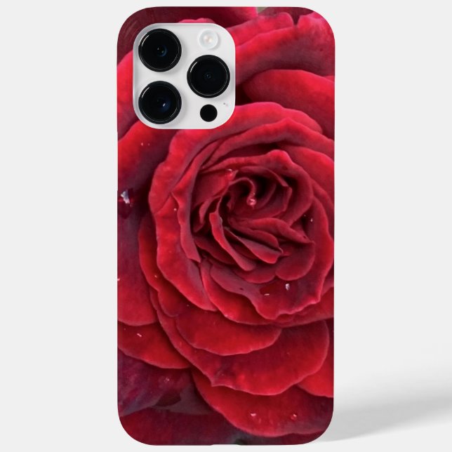 Funda De Case-Mate Para iPhone Hermoso iphone rosa rojo 14 Pro Max (Reverso)