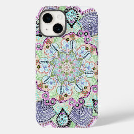 Funda Para iPhone 14 De Case-Mate Hermoso jardín Doily Mandala Art