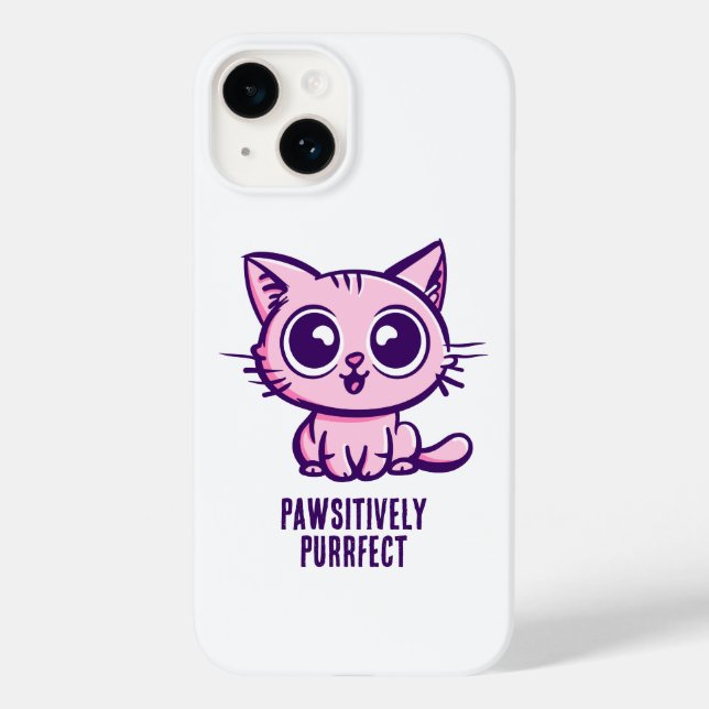 Funda De Case-Mate Para iPhone Hermoso Manga Kitten, Hermoso Manga (Reverso )
