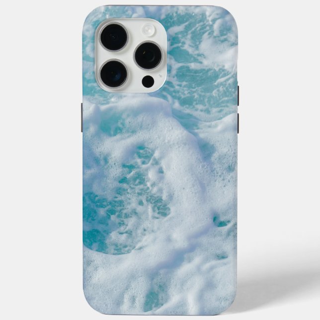 Funda De Case-Mate Para iPhone hermoso mar・foam (Reverso )