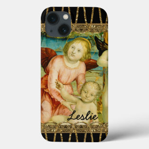Funda Para iPhone 13 Hermoso Monograma de Cristo Adorado 