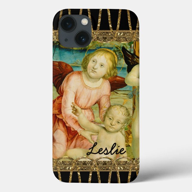 Funda De Case-Mate Para iPhone Hermoso Monograma de Cristo Adorado  (Reverso)