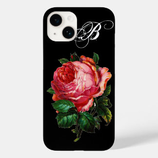 FUNDA PARA iPhone 14 DE Case-Mate HERMOSO MONOGRAMA DE ROSA ROSA ROSA ROSA
