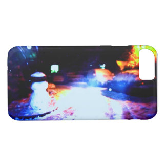Funda Para iPhone 8/7 ⛄ ❄ Hermoso Paisaje Nocturno Nevado Fabuloso