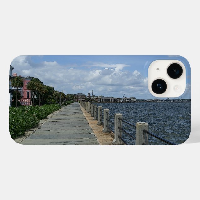 Funda De Case-Mate Para iPhone Hermoso paseo marítimo (Reverso  (Horizontal))