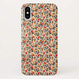 Funda Para iPhone X Hermoso patrón floral