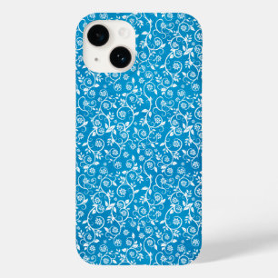 Funda Para iPhone 14 De Case-Mate Hermoso patrón geométrico azul
