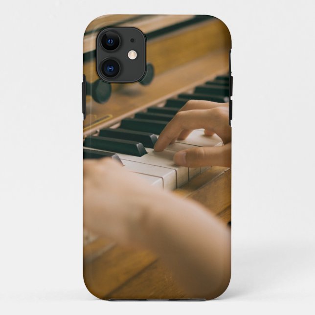Funda De Case-Mate Para iPhone Hermoso piano (Reverso)