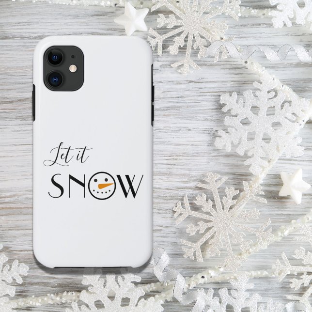 Funda De Case-Mate Para iPhone Hermoso que nieve nieve nieve (Subido por el creador)