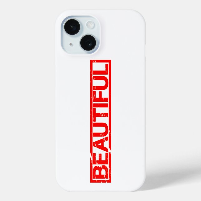 Funda De Case-Mate Para iPhone Hermoso sello (Reverso )