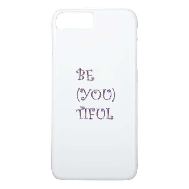 Funda De Case-Mate Para iPhone Hermoso texto (Reverso)