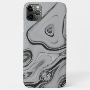 Funda Para iPhone 11 Pro Max Hermoso y encantador arte de color de textura gris