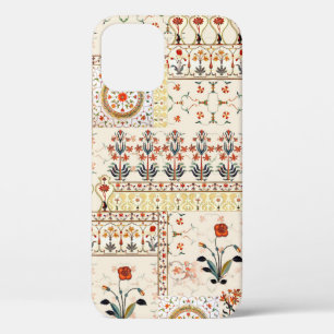 Funda Para iPhone 12 Hermoso y sin igual floral mogol con paisajes étni