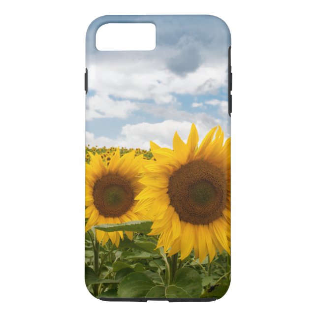 Funda De Case-Mate Para iPhone hermosos girasoles de verano (Reverso)