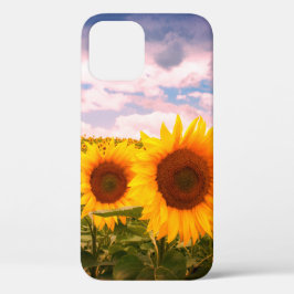 Funda Para iPhone 12 Hermosos girasoles de verano
