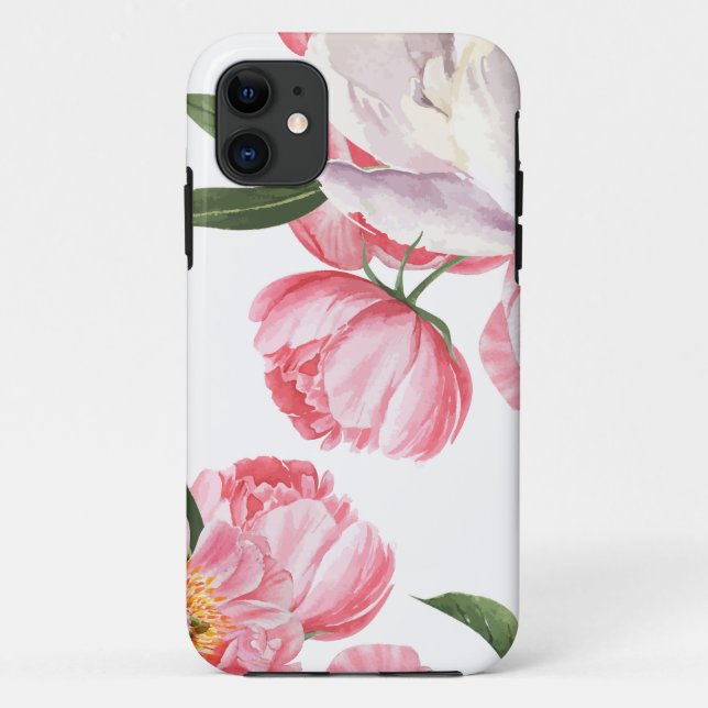 Funda De Case-Mate Para iPhone Hermosos Rosas (Reverso)