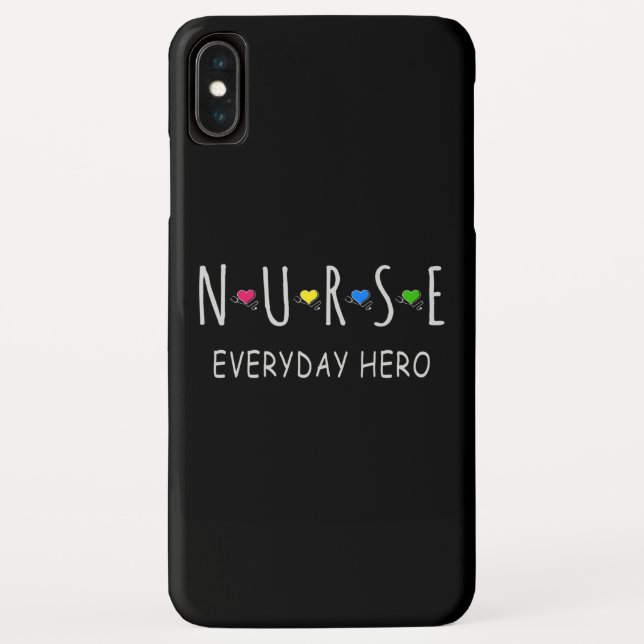Funda De Case-Mate Para iPhone Héroe cotidiano enfermera (Reverso)