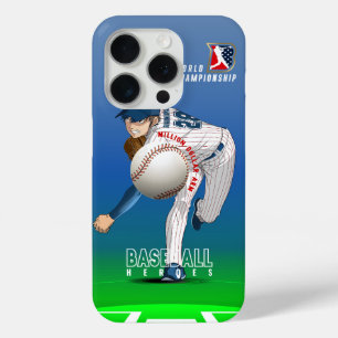 Funda Para iPhone 15 Pro Héroe de béisbol con Million Dollar Arm  
