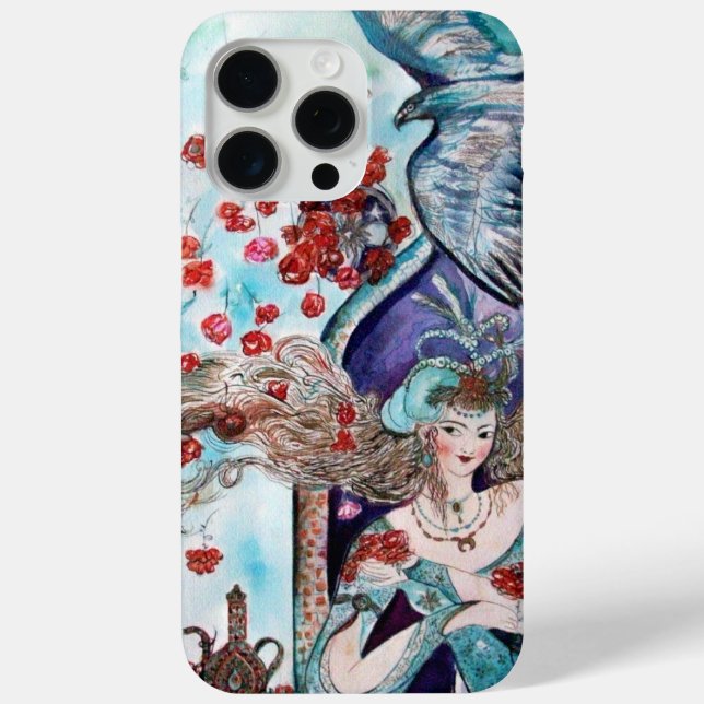 FUNDA DE Case-Mate PARA iPhone HERRAMIENTA / PRINCESA ORIENTAL, ROSAS ROJAS Y HAW (Reverso )