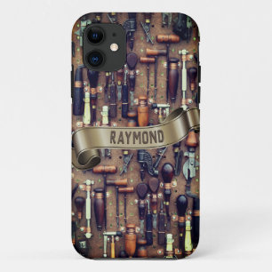 Funda Para iPhone 11 Herramientas de cosecha - Carpintería - Hornos de 