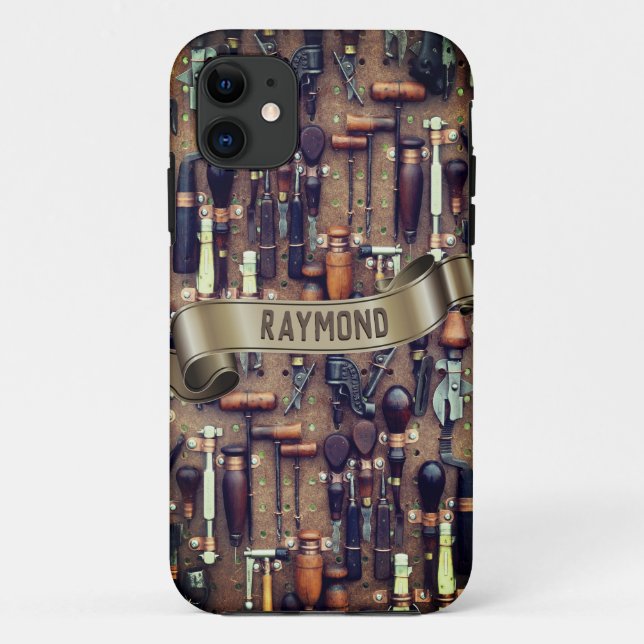 Funda De Case-Mate Para iPhone Herramientas de cosecha - Carpintería - Hornos de  (Reverso)