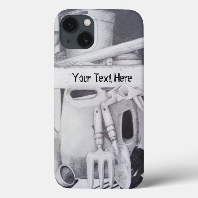 Funda De Case-Mate Para iPhone herramientas de jardinería y macetas siguen siendo (Reverso)