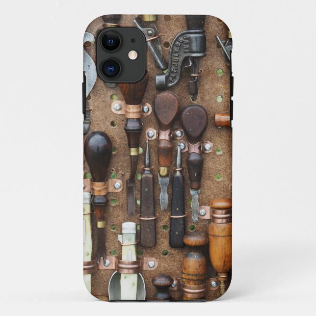 Funda De Case-Mate Para iPhone Herramientas rusas para carpintero (Reverso)