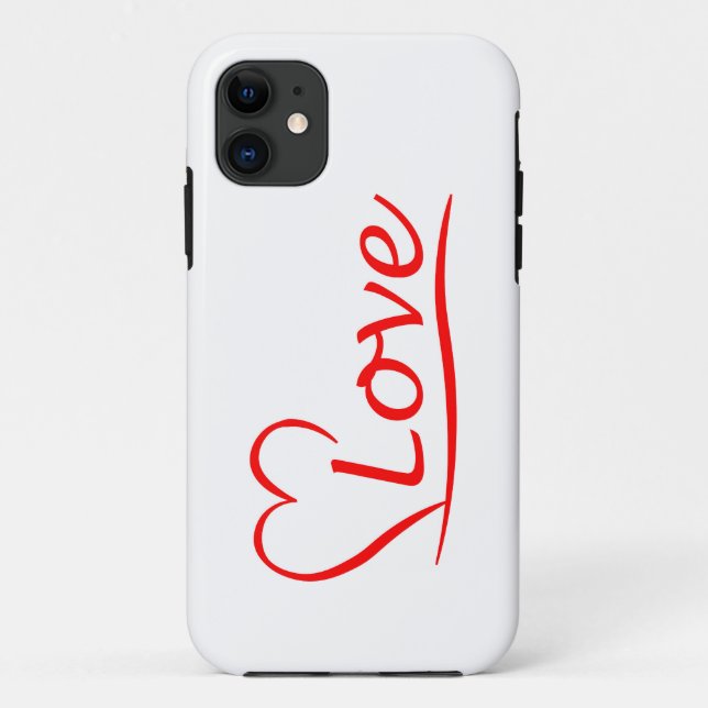 Funda De Case-Mate Para iPhone Herz mit Liebe (Reverso)